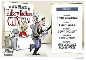 Cartoonist Gary Varvel: What is in Hillary Rodham Clinton's new memoir?